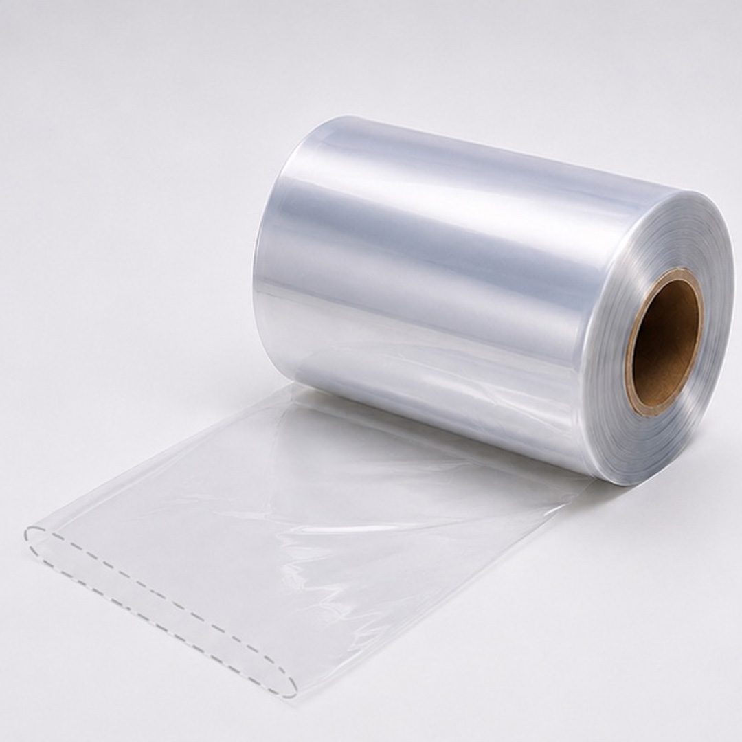 Centre folded PVC shrink film roll